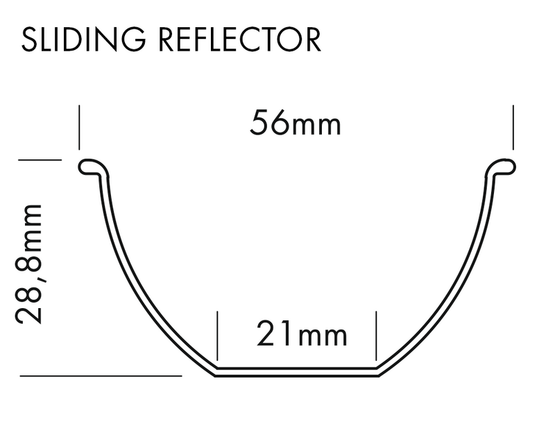 Aluminium Profile L-Line D REC 24