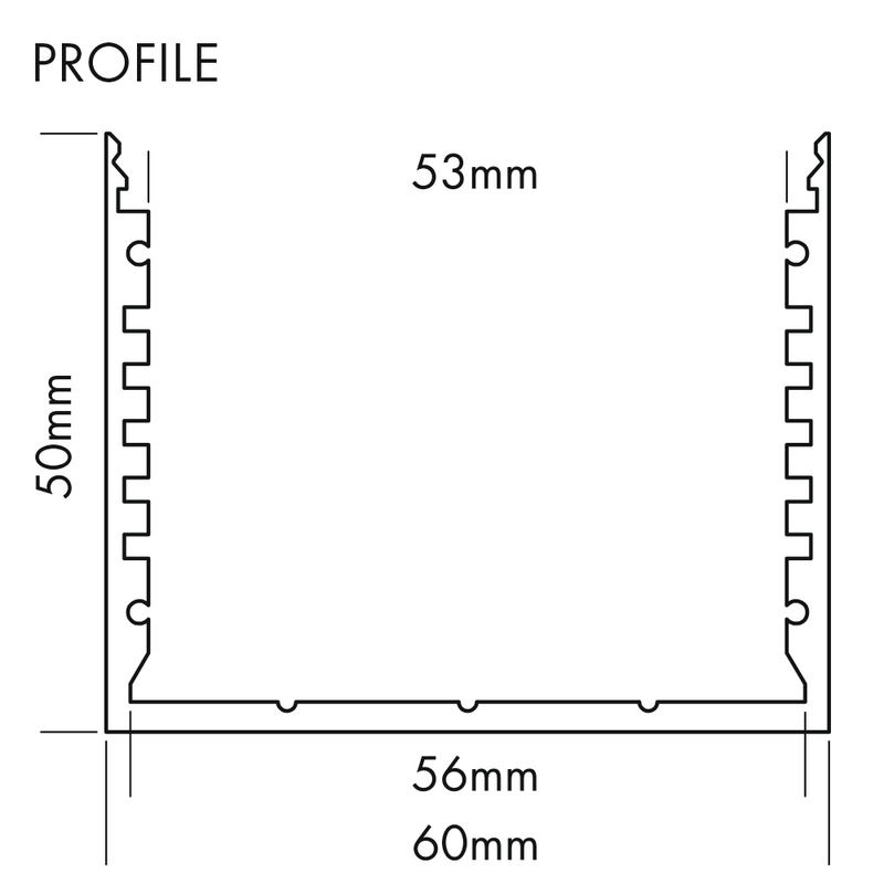 Aluminium Profile L-Line Standard