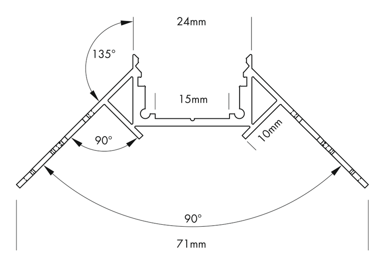M-LINE DRYWALL CORNER EXTERNAL