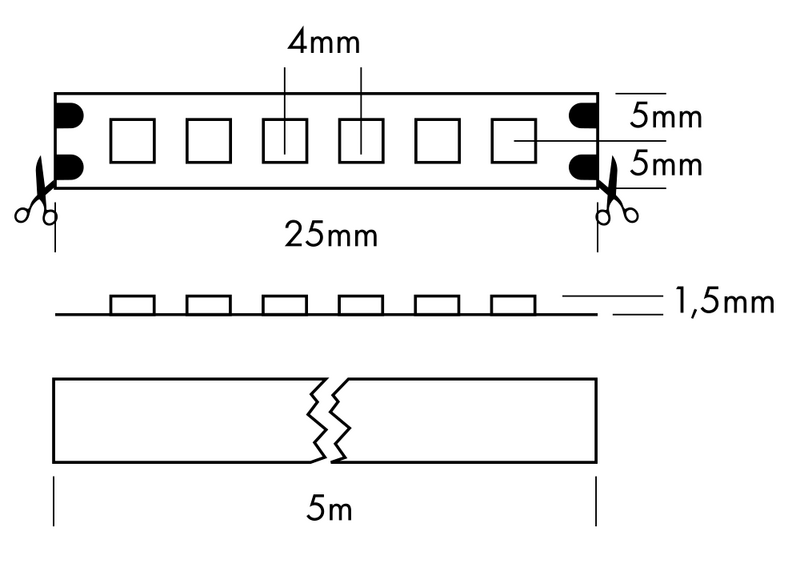 FLEX STRIP 1200 SINGLE EXTRA BRIGHT MONO