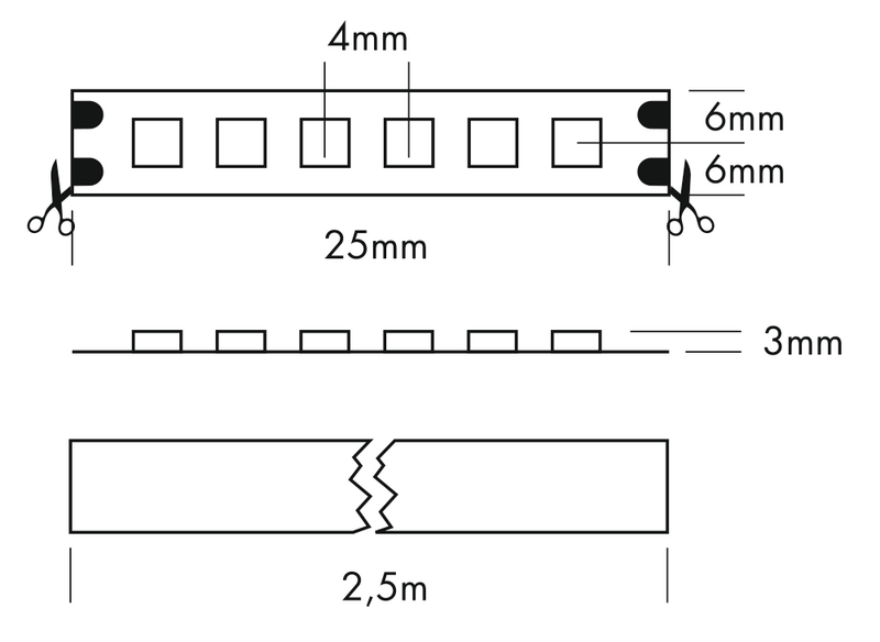 FLEX STRIP IP53 1200 HE MONO