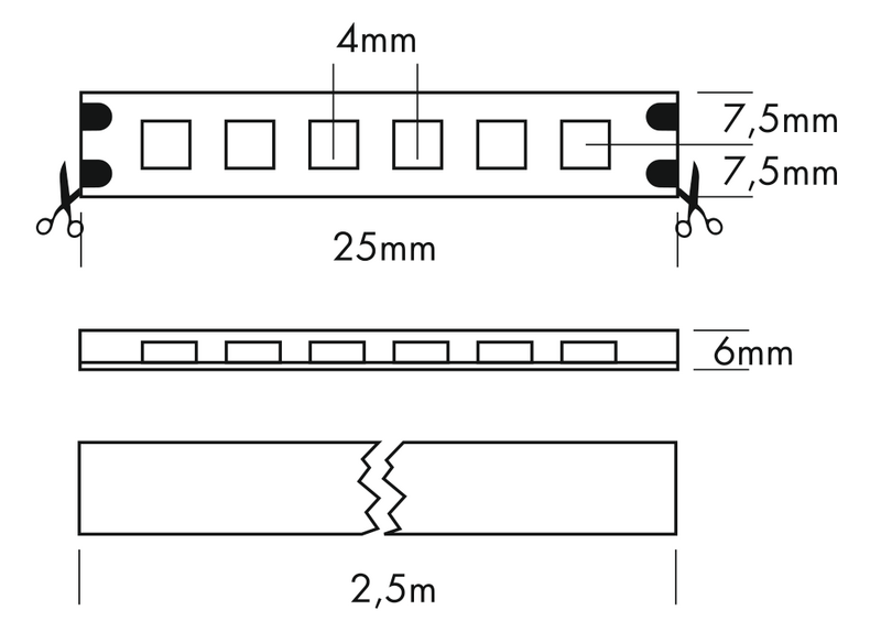 FLEX STRIP IP68 1200 HE MONO