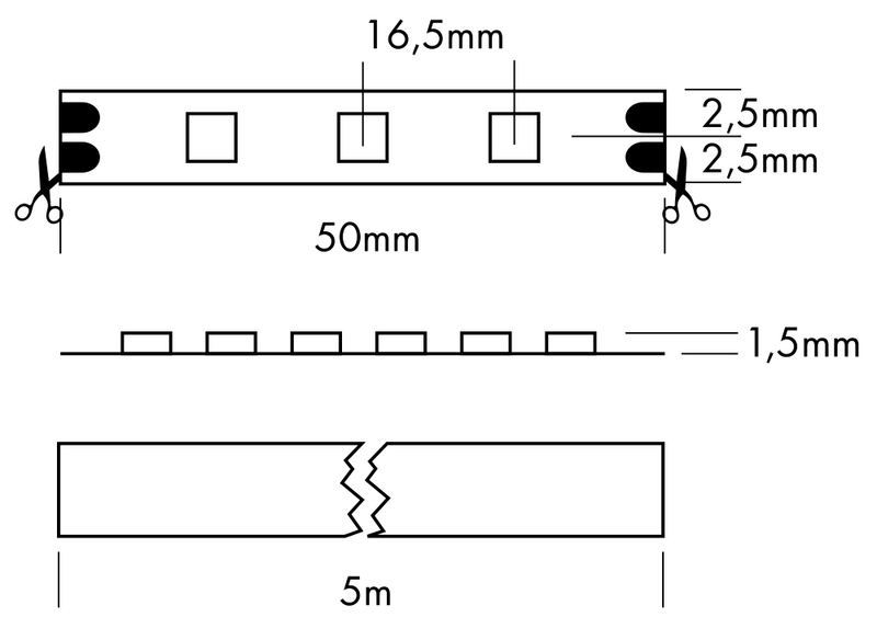 FLEX STRIP 300 THIN MONO