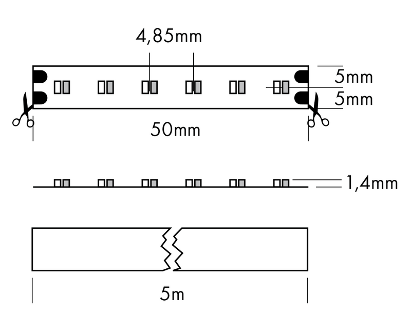 FLEX STRIP DIM-TO-WARM 1200