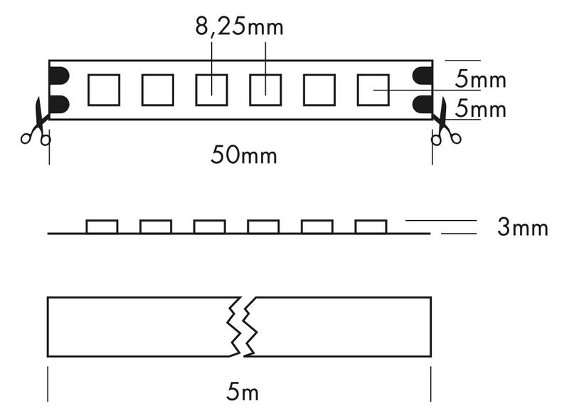 FLEX STRIP IP53 600 ΗΕ+ ΜΟΝΟ