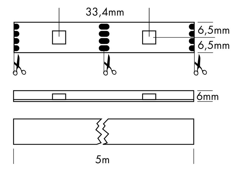 FLEX STRIP IP65 DIGITAL 30