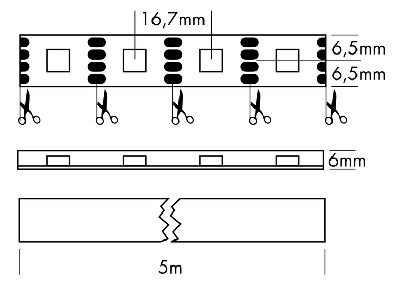 FLEX STRIP IP65 DIGITAL 60