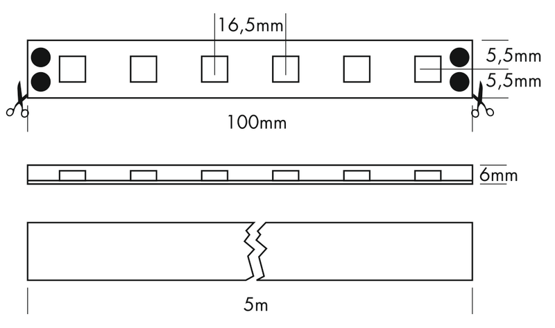 FLEX STRIP IP68 300 ΜΟΝΟ
