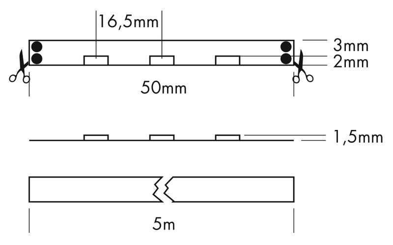 FLEX STRIP SIDE VIEW MONO